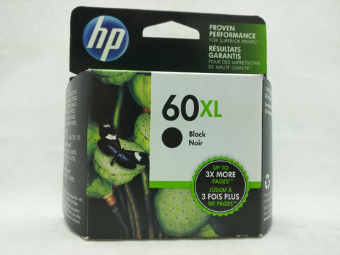 60XL Black Sep 2016 EXPIRED HP Ink Injet Printer Cartridge NOS Genuine
