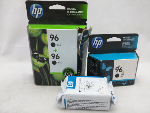 4 96 Black 2016 EXPIRED HP Ink Injet Printer Cartridge NOS Genuine