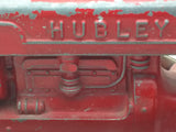 500 Red Hubley Tractor Kiddie Toy USA Vintage Diecast Loader Plow