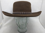 Stetson Gambler Hat Cowboy Telescope Brown Guess SZ M to L Large