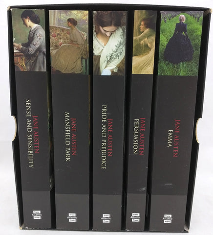 5 Jane Austen Box set Emma Mansfield Park Persuasion Pride & Prejudice Sense Sensibility