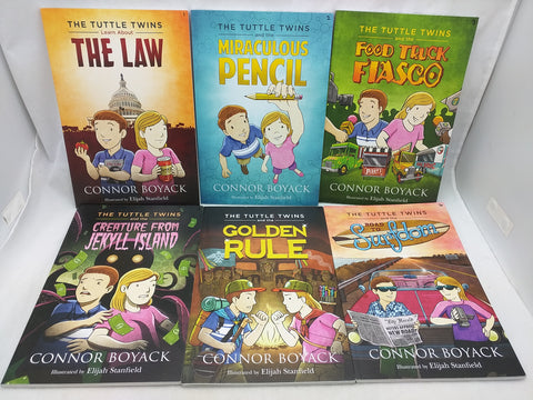 6 Tuttle Twins Books Book Set Connor Boyack Education Economics Government Conservative Law Market
