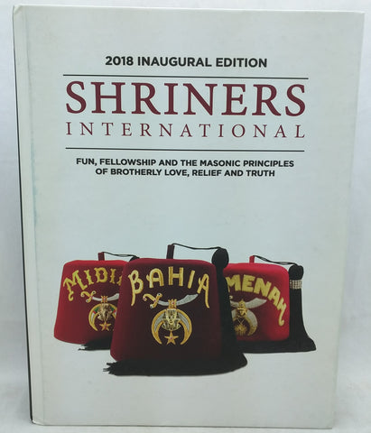SHRINERS INTERNATIONAL 2018 Inaugural Edition Directory Book Fraternal Mason