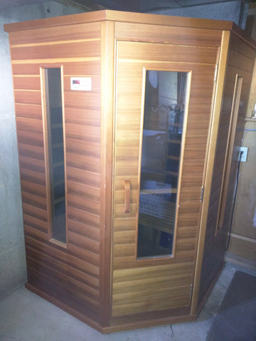 SOLD JP2 KP1000-EZ EZE products Infrared Sauna Cedar facing