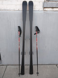 180 R:11 R11 Atomic 614 Race Bindings Skis Downhill Poles 50" Scott Series 2