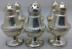 6 Dunkirk Sterling Silver Salt & Pepper Shakers set #18