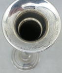 7" Sterling Trumpet Vase 607 Reed & Barton Vintage Silver Weighted Reinforced