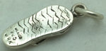 Sterling Silver Sandal Charm Shoe Mexico 925 uWK