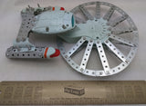 AS-IS USS Enterprise Star Trek Erector Steel tee Assembled Lights Sound Remco 1993