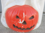 33" Ghost Pumpkin Halloween Blow Mold Lighted TPI 1989 Display Light