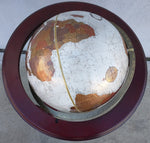 35" Platinum Classic Replogle Tall Floor Stand 12" Globe Bronze Metallic Map Cherry Base