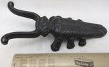 Beetle Shoe Remover USA Rustic Cast Iron Longhorn Bug Boot Jack Scarab Garden Farm