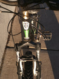 33 cm 13" Trek Alpha 3500 3 Series Bike Bicycle Mountain Black Green Shimano Tourney TX SR M2025 Fork