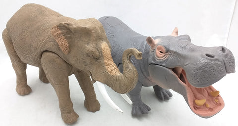 Jumanji Colossal Elephant Massive Hippo Zoo Toy figure move sound 2019 Walmart