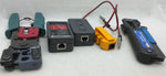 Ideal Linkmaster 62-200 Ethernet Tester Ratchet Telemaster 30-696 6P 8P Crimper Cutter 30-603 Omniseal Compression Tool Coax Connectors (U4)