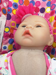 Pink Joovy NPK Doll Car Seat Reborn Baby Soft Silicone Doll Baby Cotton Body LifeLike