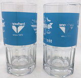 2 Snowbird Beer Mug Oktoberfest Octoberfest Ski Resort Skiing Heavy Glass Utah UT