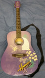 Washburn Hannah Montana Guitar Disney Purple Acoustic 6 String Miley Cyrus HMDA34