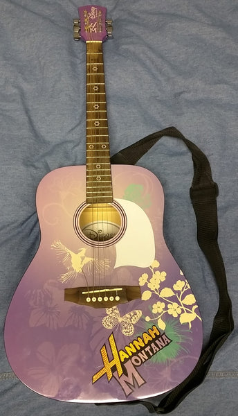 Washburn Hannah Montana Guitar Disney Purple Acoustic 6 String