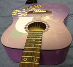 Washburn Hannah Montana Guitar Disney Purple Acoustic 6 String Miley Cyrus HMDA34