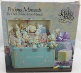 Toy Chest Precious Moments Enesco Deluxe Action Musical Enesco1991 Box Music Wind Up