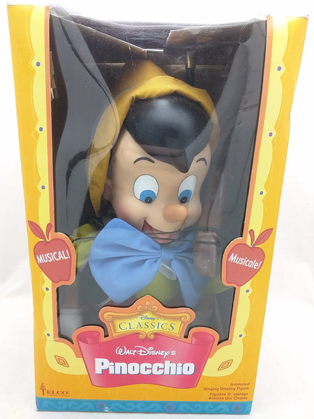 Animated Pinocchio Disney Singing Telco Christmas Marionette