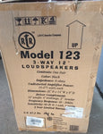 RTR Model 123 3-Way 12" Speakers Pair BIC VGC Loudspeakers Set