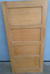 1934 Wood 4 Drawer File Cabinet Removable Side Panels Metal Frame Department of Justice USIBP