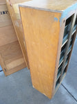 1934 Wood 4 Drawer File Cabinet Removable Side Panels Metal Frame Department of Justice USIBP