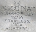Krona Roaster Norpro Stainless Steel 18/10 Inox Rostfrei Large