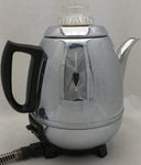AS-IS GE Pot Belly Art Deco 9 Cup Electric Percolator 18P40 General Electric