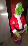 5' Tall Animated Singing Dancing How the Grinch Stole Christmas 2004 Gemmy Seuss Life Size