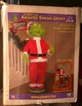 5' Tall Animated Singing Dancing How the Grinch Stole Christmas 2004 Gemmy Seuss Life Size