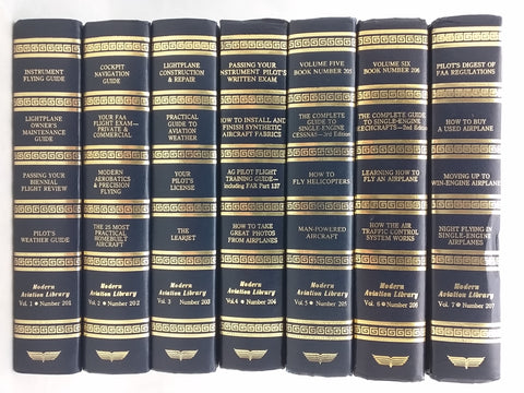 Modern Aviation Library Set Volumes 1 2 3 4 5 6 7 1979 VG HC Partial Set