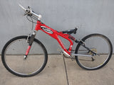 Ground Control Comp Specialized Bike Bicycle Mountain Red Rear Softtail Full Frame Suspension Rock Shox MTB