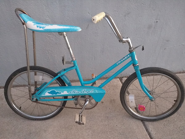 Blue outlet angel bicycle