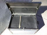Husky Pro 3 Diamond Plate Drawer Hydraulic Lift Lid Tool Box Chest Toolbox