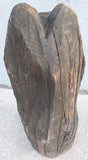AS-IS Bear Tree Stump Chainsaw Carved Carving Carve Rustic Cabin Decor Real Wood