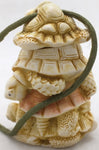 HARMONY KINGDOM Courtiers at Rest Screw Top Turtle Pendant 2" Ivory Color Light