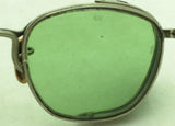 American Optical Green Glasses Safety Goggles AO 22 Steampunk Motorcycle Vintage