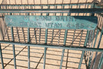 HI LAND DAIRY Murray Utah Wire Basket Metal Milk Crate Vintage 1965 Original Farmhouse Decor UT Carrier