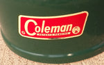 1965 220F Coleman 2 Mantle Lantern Green Sunshine of the Night USA Vintage