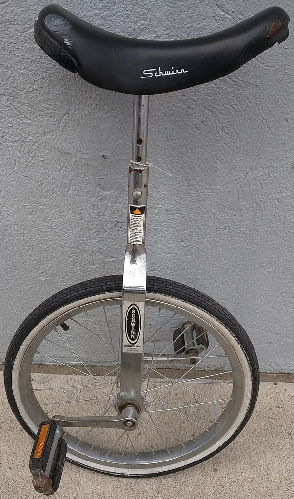 schwinn whirl bicycle Schwinn Unicycle 20" Wheel Kids Made In Chicago USA Chrome Vintage Bik – Pocatello Market