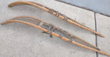 1953 U.S. Army SNO-CRAFT Snowshoes Snocraft US Military USA Vintage Snow Shoes Rawhide Wood