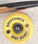 PARTS AS-IS Kryptonics California Since 1965 Retro Plywood Skateboard Skate Board