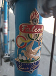 Falcon Black Diamond Road Bike Ernie Clements Suntour Vintage Bicycle Blue