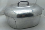 MAGNALITE GHC 8 Qt Aluminum Roaster With Lid 4265 Vintage MCM USA Made (No Rack)