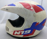 Nolan N19 K Helmet White BMX Full Face Vintage Moto