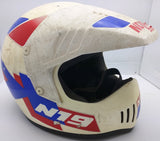 Nolan N19 K Helmet White BMX Full Face Vintage Moto