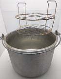 12 Qt Guardian Service Cookware Kettle Oven Double Rack Canning Glass Cover
